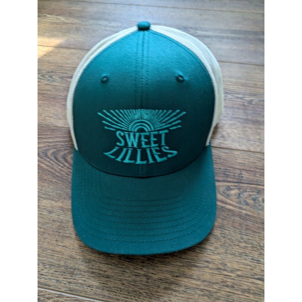 The Sweet Lillies Snapback Trucker Hat Gray One Size Adjustable Mesh Back - Picture 1 of 3